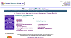 Desktop Screenshot of coloradomediationcenter.com